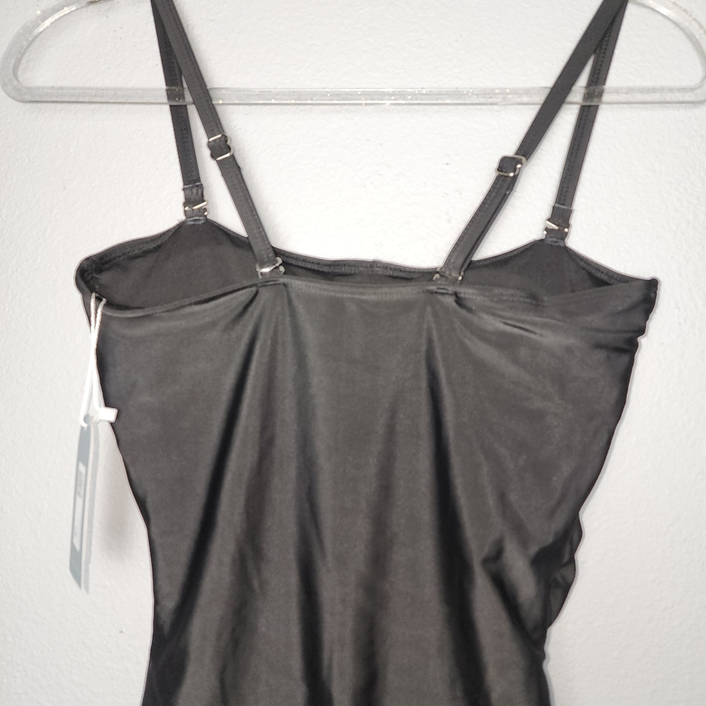 Smismivo black one piece swimsuit. Medium - Picture 7 of 12